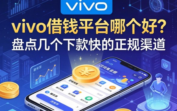 vivo手机借钱平台哪个好？盘点几个下款快的正规渠道
