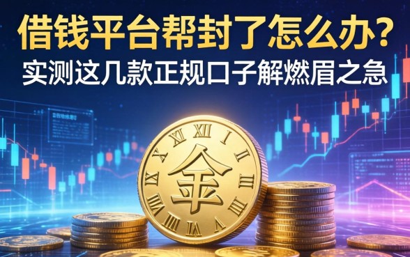 借钱平台帮封了怎么办？实测这几款正规口子解燃眉之急