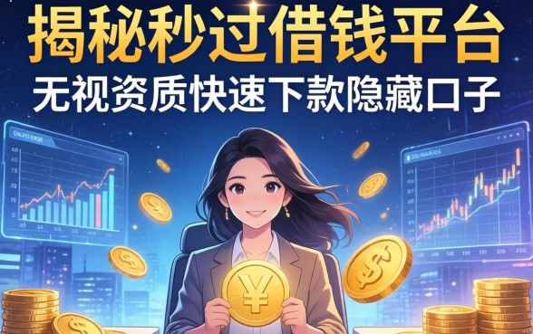 揭秘秒过借钱平台：无视资质快速下款的隐藏口子