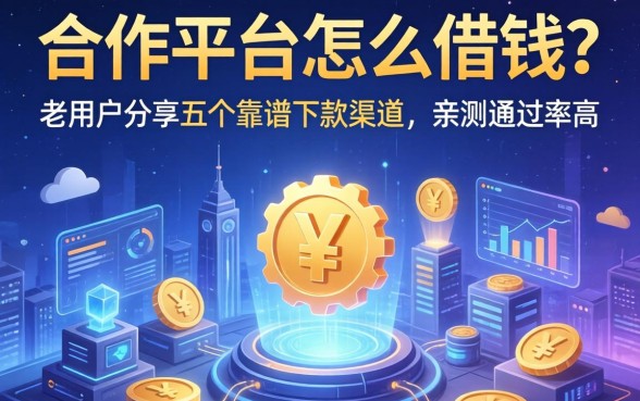 合作平台怎么借钱？老用户分享五个靠谱下款渠道，亲测通过率高