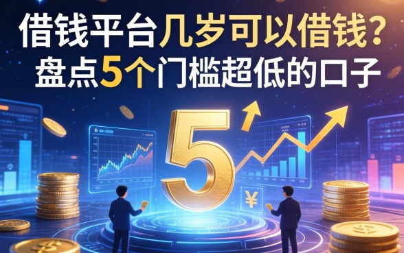 借钱平台几岁可以借钱？盘点5个门槛超低的口子