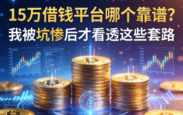 15万借钱平台哪个靠谱？我被坑惨后才看透这些套路