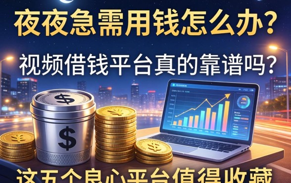 深夜急需用钱怎么办？视频借钱平台真的靠谱吗？这五个良心平台值得收藏