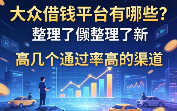 大众借钱平台有哪些？整理了几个通过率高的渠道