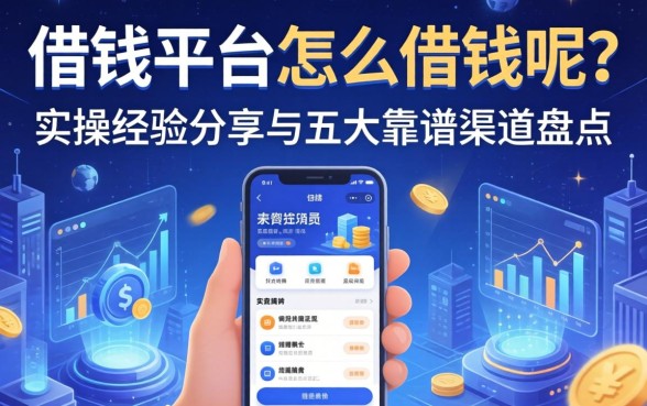 在借钱平台怎么借钱的呢？实操经验分享与五大靠谱渠道盘点