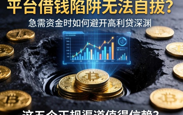 深陷黑平台借钱陷阱无法自拔？急需资金时如何避开高利贷深渊，这五个正规渠道值得信赖？