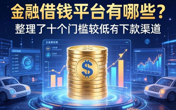 借钱的平台有哪些？整理了十个门槛较低的下款渠道