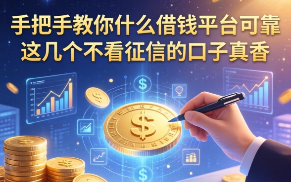 手把手教你什么借钱平台可靠，这几个不看征信的口子真香
