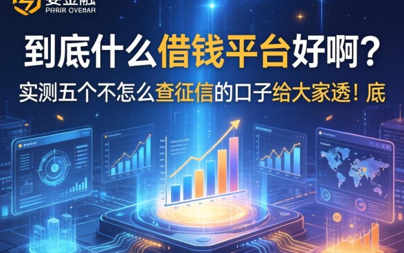 到底什么借钱平台好啊？实测五个不怎么查征信的口子给大家透个底