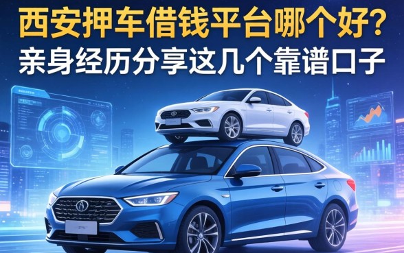 西安押车借钱平台哪个好？亲身经历分享这几个靠谱口子