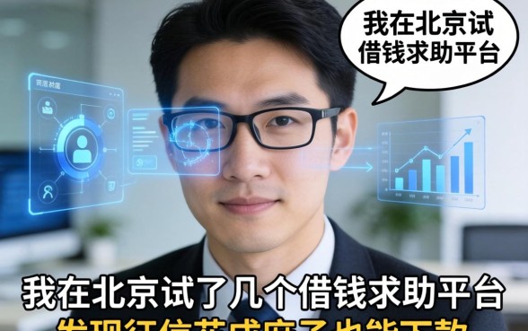 我在北京试了几个借钱求助平台，发现征信花成麻子也能下款