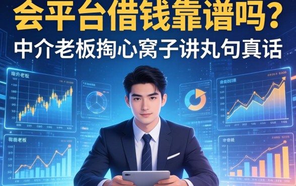 get平台借钱靠谱吗？中介老板掏心窝子讲几句真话