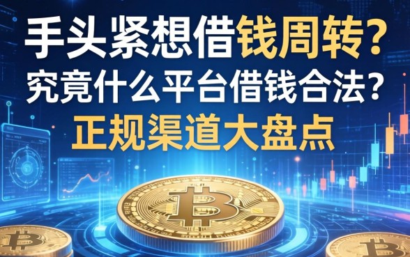 手头紧想借钱周转？究竟什么平台借钱合法？正规渠道大盘点