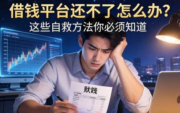 深夜盯着账单发愁？借钱平台还不了怎么办？这些自救方法你必须知道
