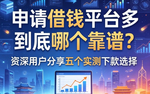 申请借钱平台多，到底哪个靠谱？资深用户分享五个实测下款选择