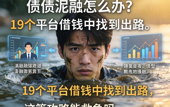 深陷债务泥潭怎么办？如何在19个平台借钱中找到出路，这篇攻略能救急吗？