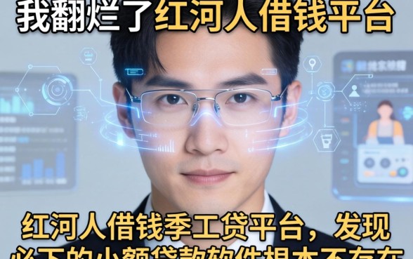 我翻烂了红河人借钱平台，发现必下的小额贷款软件根本不存在