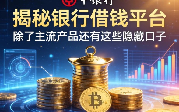 揭秘中银借钱平台：除了主流产品还有这些隐藏口子