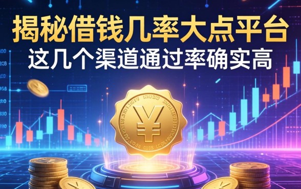 揭秘借钱几率大点平台，这几个渠道通过率确实高