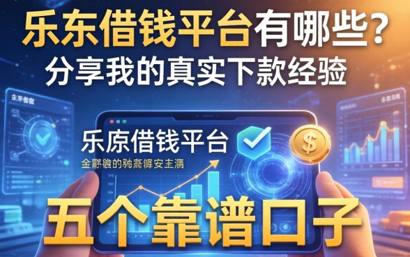 乐东借钱平台有哪些？分享我的真实下款经历与五个靠谱口子