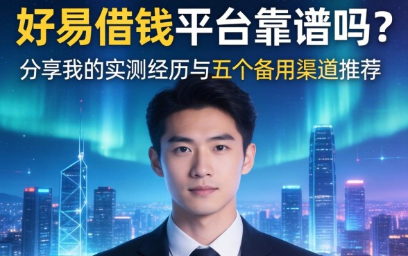 好易借钱平台靠谱吗？分享我的实测经历与五个备用渠道推荐