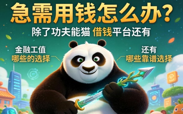 急需用钱怎么办？除了功夫熊猫借钱平台还有哪些靠谱的选择？