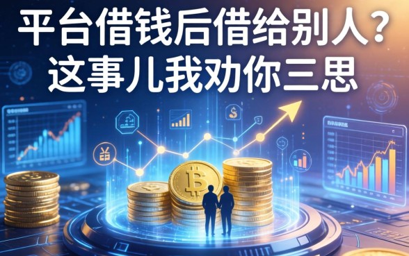 平台借钱后借给别人？这事儿我劝你三思