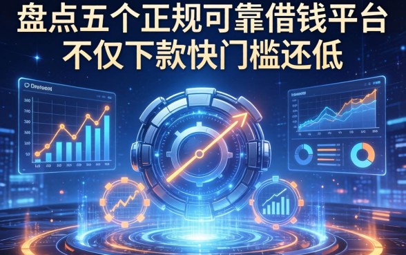 盘点五个正规可靠借钱平台，不仅下款快门槛还低