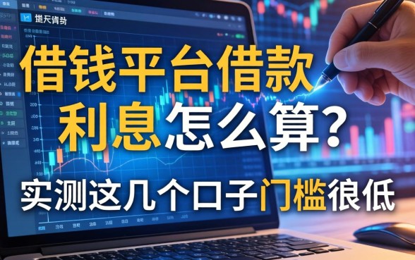借钱平台借款利息怎么算？实测这几个口子门槛很低