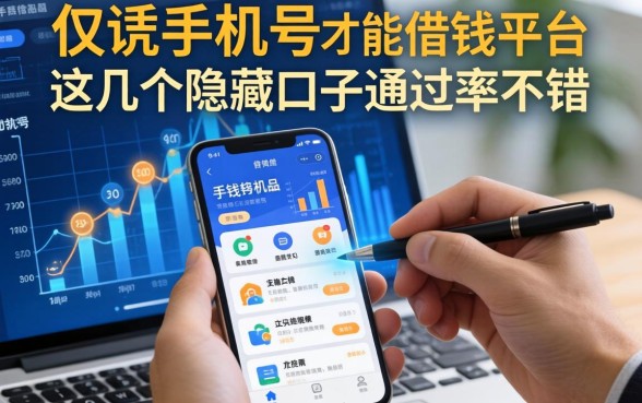 仅凭手机号就能借钱的平台，这几个隐藏口子通过率不错