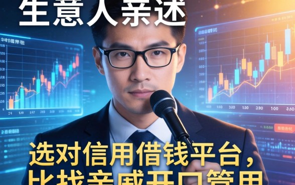 生意人亲述：选对信用借钱平台，比找亲戚开口管用