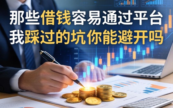 那些借钱容易通过平台，我踩过的坑你能避开吗