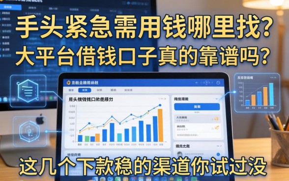 手头紧急需用钱哪里找？大平台借钱口子真的靠谱吗？这几个下款稳的渠道你试过没？