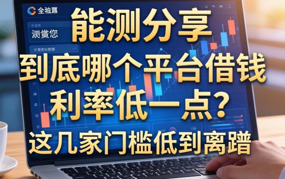 实测分享：到底哪个平台借钱利率低一点？这几家门槛低到离谱