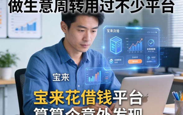 做生意周转用过不少平台，宝来花借钱平台算是个意外发现
