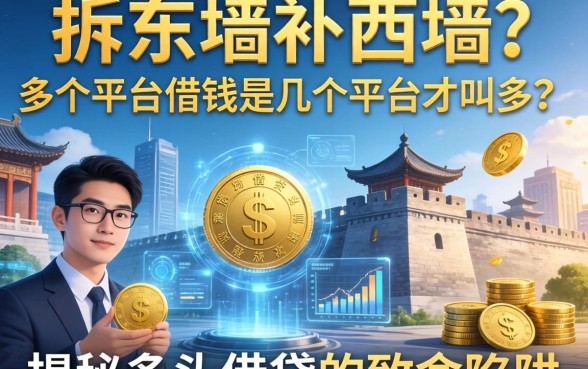 拆东墙补西墙？多个平台借钱是几个平台才叫多？揭秘多头借贷的致命陷阱