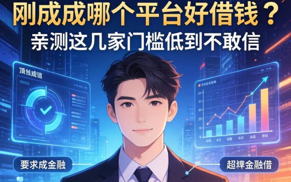 刚成年哪个平台好借钱？亲测这几家门槛低到不敢信