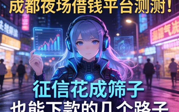 成都夜场借钱平台实测：征信花成筛子也能下款的几个路子