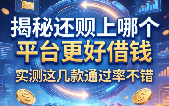 揭秘还呗上哪个平台更好借钱，实测这几款通过率不错