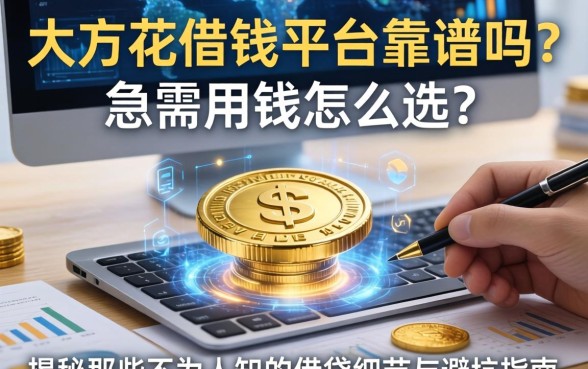 大方花借钱平台靠谱吗？急需用钱怎么选？揭秘那些不为人知的借贷细节与避坑指南
