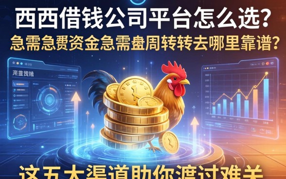鸡西借钱公司平台怎么选？急需资金周转去哪里靠谱？这五大渠道助你渡过难关