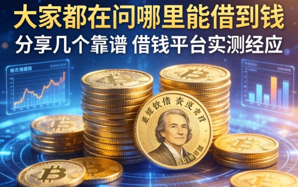 大家都在问哪里能借到钱，分享几个靠谱的借钱平台实测经历