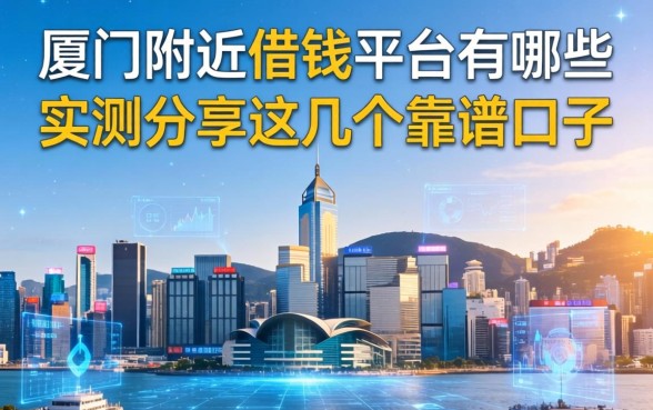 厦门附近借钱平台有哪些？实测分享这几个靠谱口子