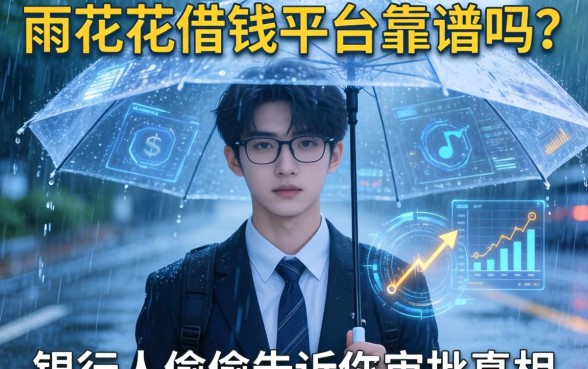 雨花花借钱平台靠谱吗？一个银行人偷偷告诉你审批真相