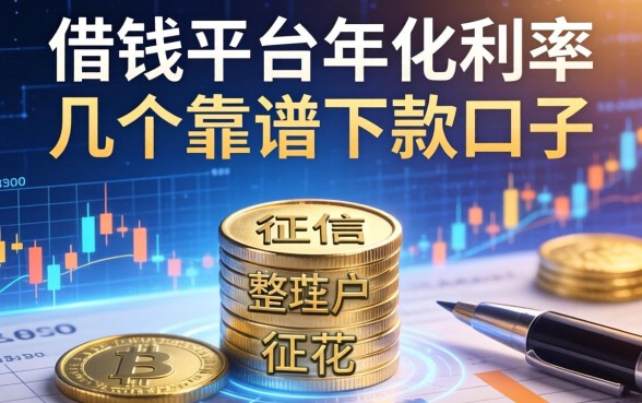 关于借钱平台年化利率，给征信花户整理的几个靠谱下款口子