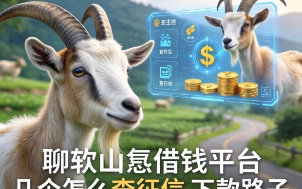 聊聊山羊借钱平台和几个不怎么查征信的下款路子