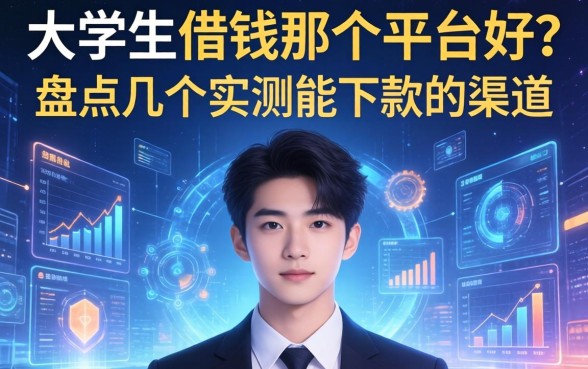 大学生借钱那个平台好？盘点几个实测能下款的渠道