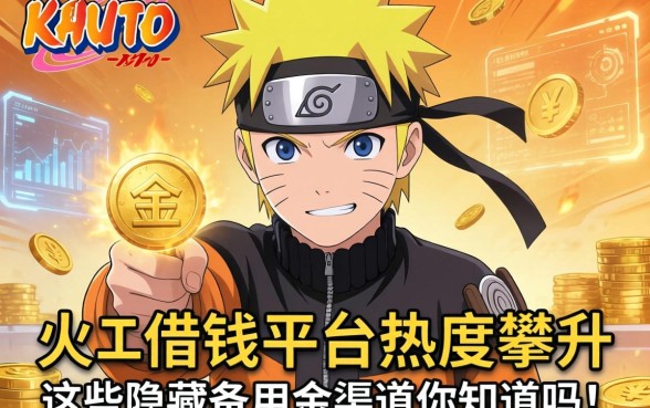 火影借钱平台热度攀升，这些隐藏的备用金渠道你知道吗