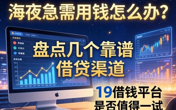 深夜急需用钱怎么办？盘点几个靠谱的借贷渠道，19借钱平台是否值得一试？