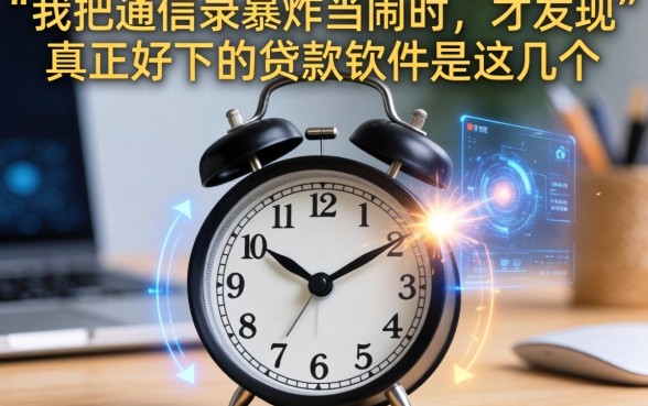 我把通讯录轰炸当闹钟，才发现真正好下的贷款软件是这几个